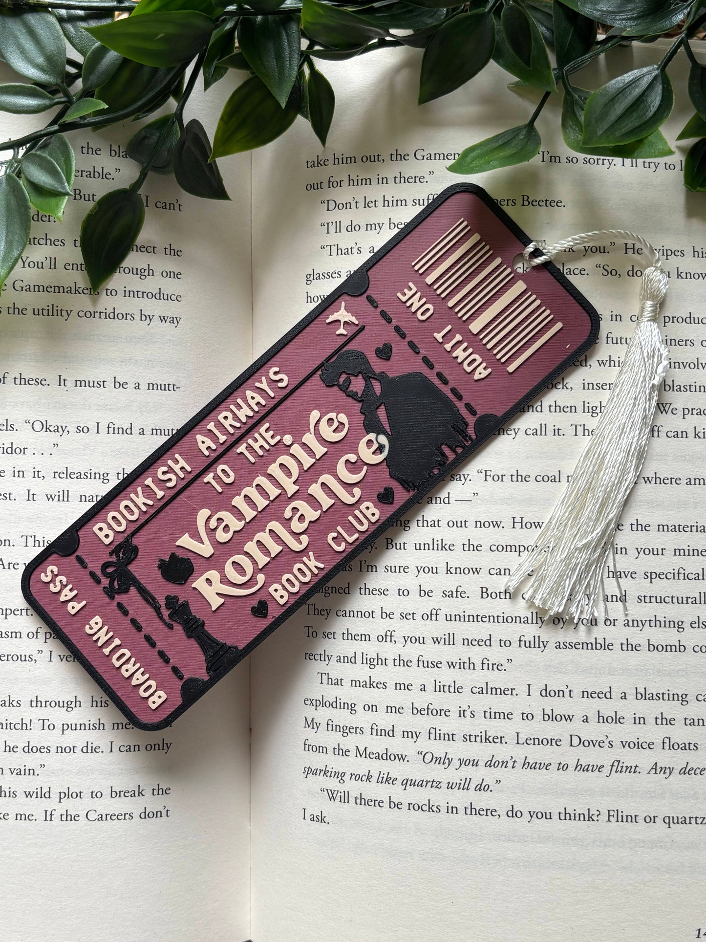 Bookish Airways to the vampire romance bokmerke