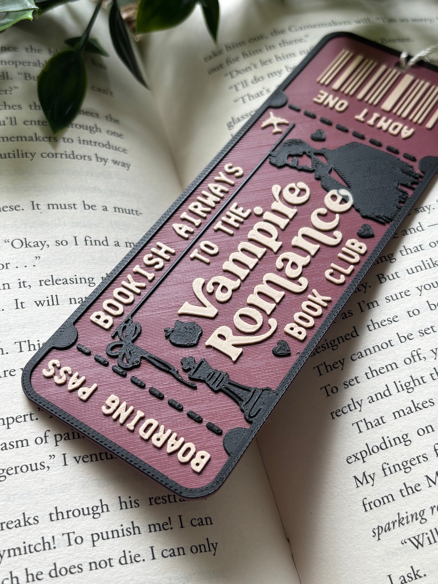 Bookish Airways to the vampire romance bokmerke