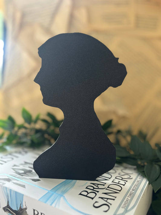 Bokstøtte - Jane Austen Silhuett