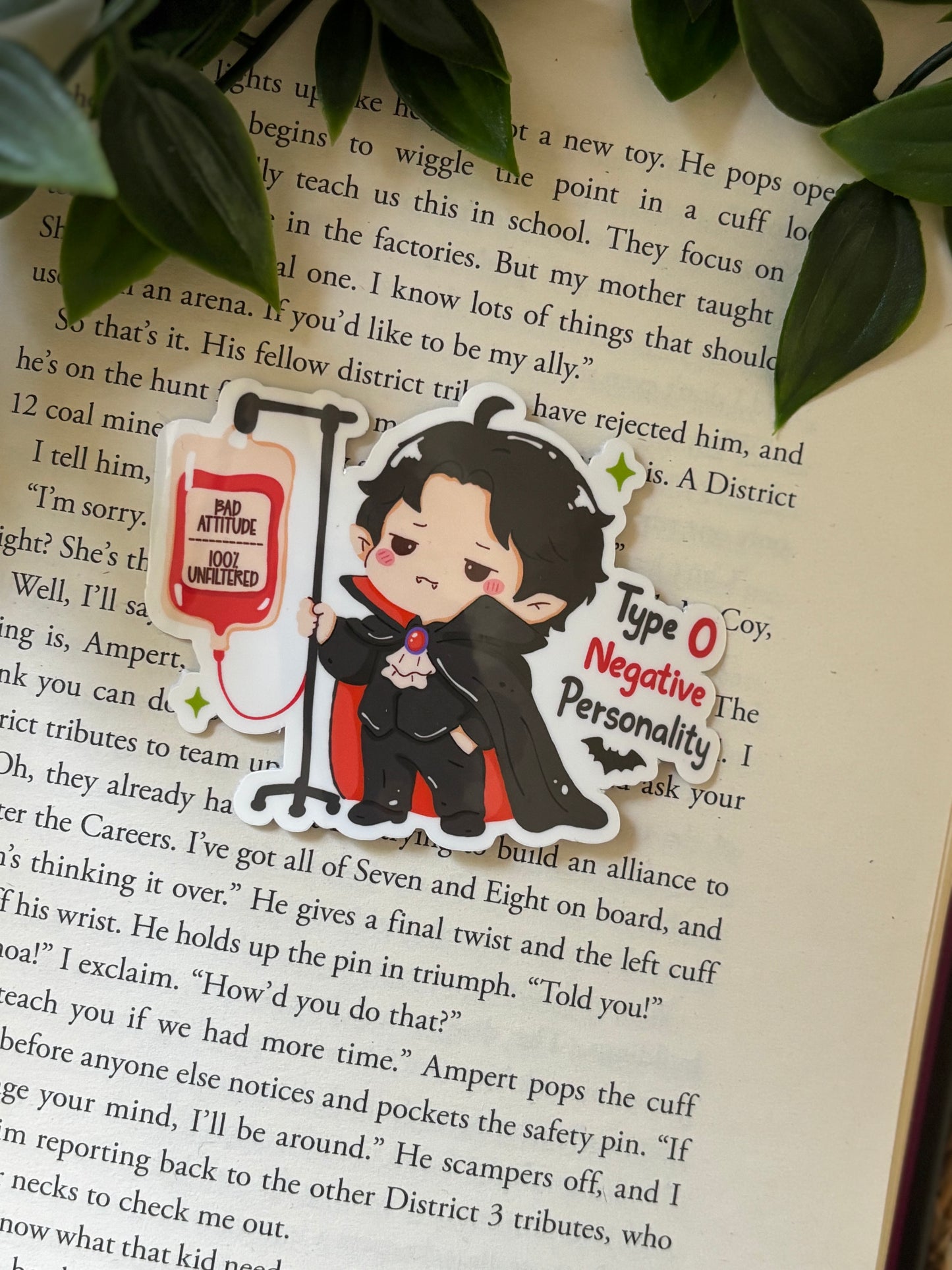 Bad Attitude Vampire Sticker