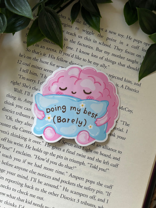 Doing my best (barley) sticker