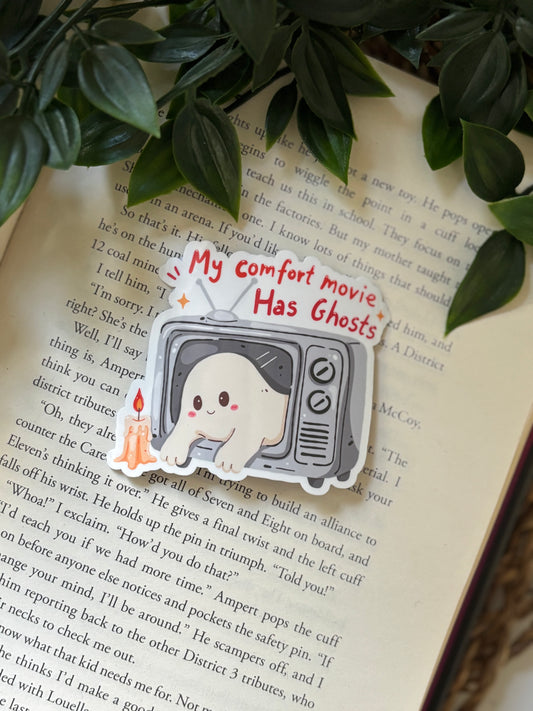My comfort movie has ghosts Sticker