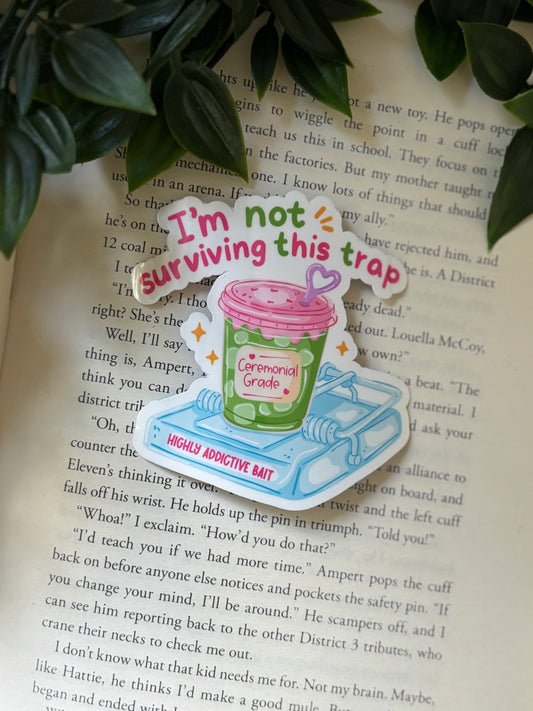 I´m not surviving this trap sticker