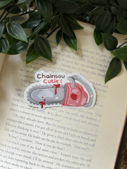 Chainsaw Cutie Sticker