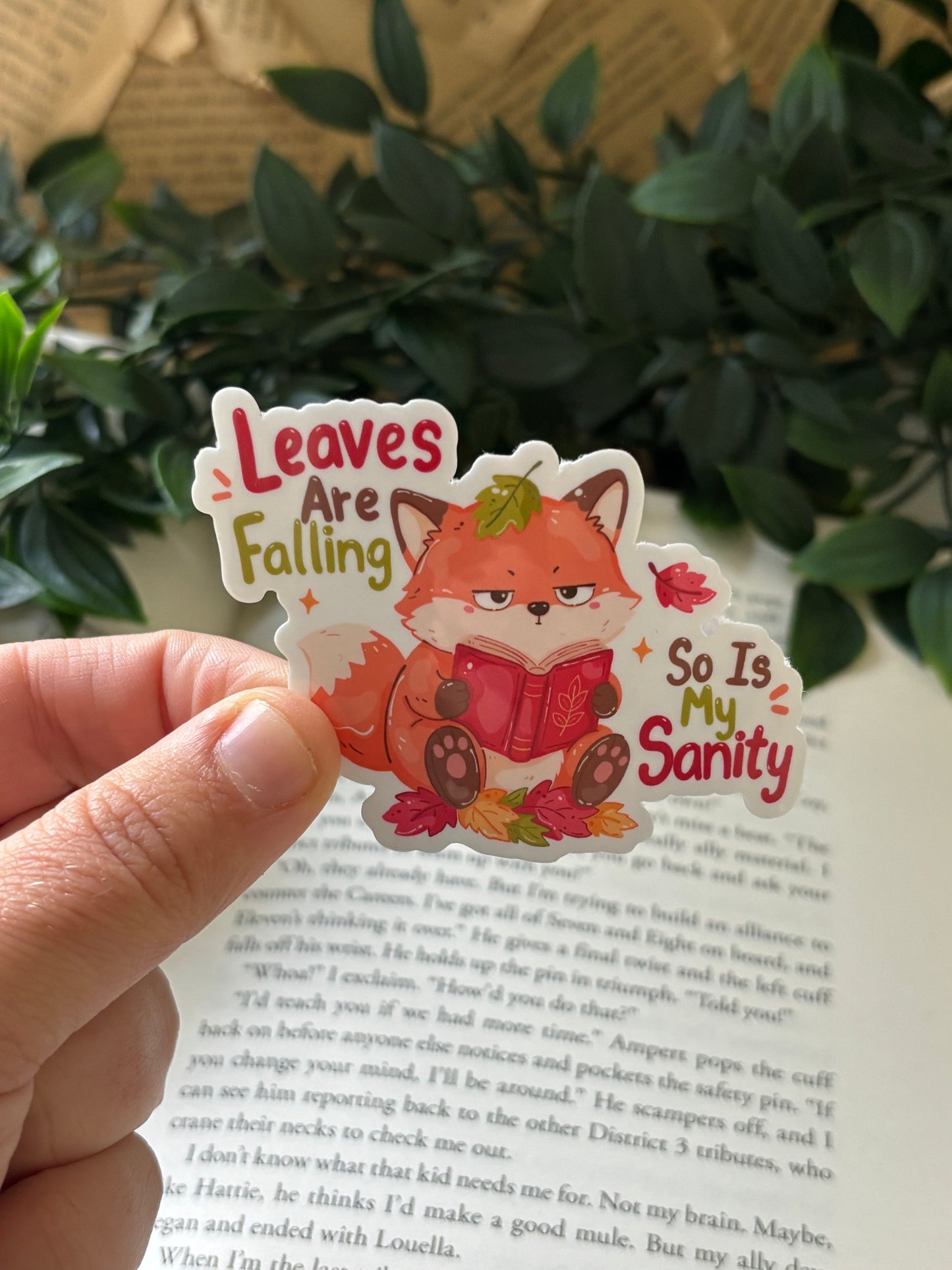 Leaves are falling Sticker