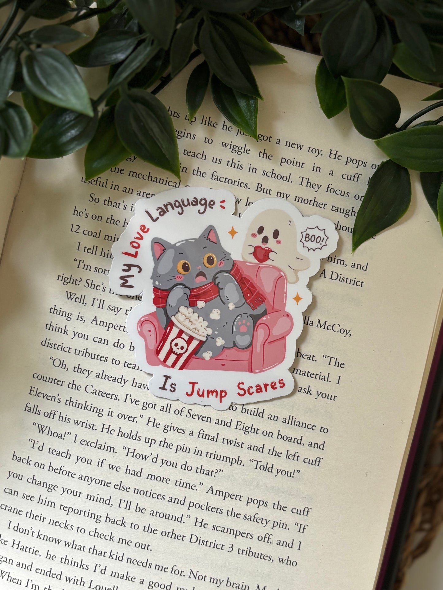 My love language is jump scares Sticker