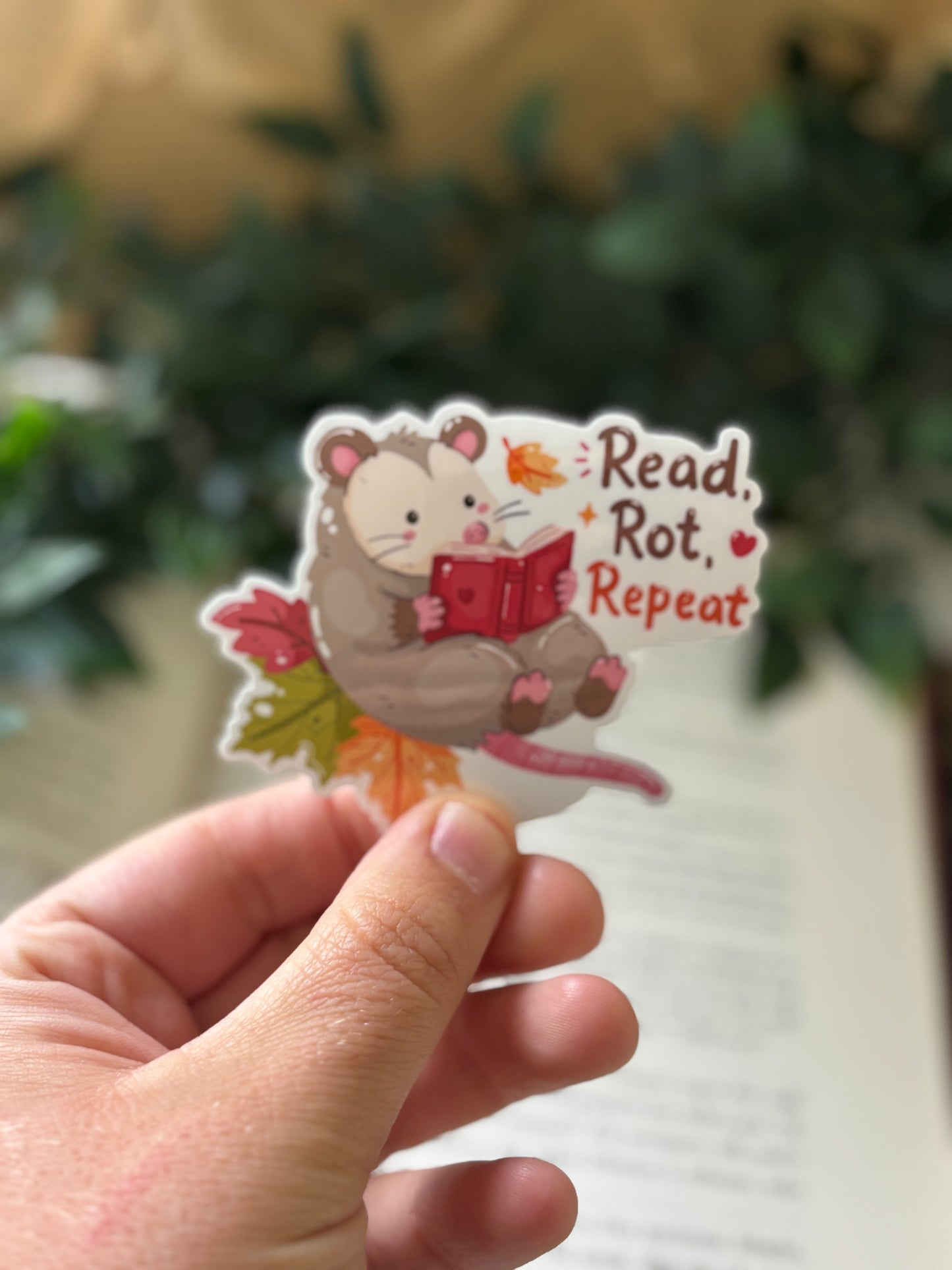 Read, Rot, Repeat Sticker