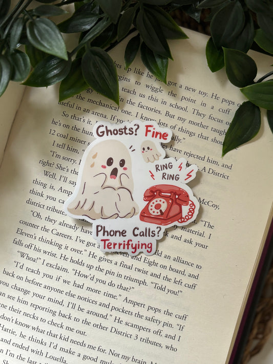 Ghosts? Fine Sticker
