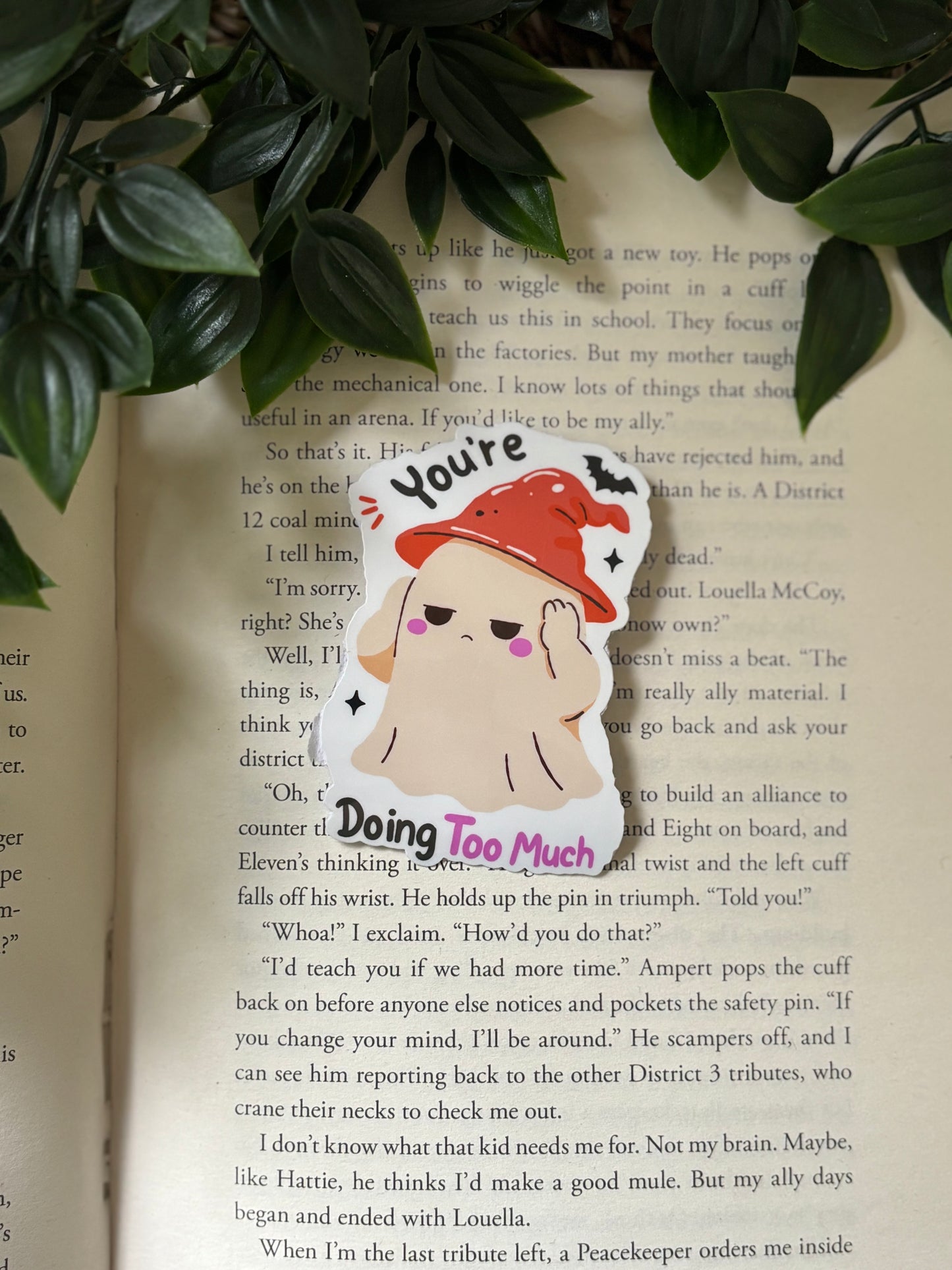 You´re doing too much Sticker