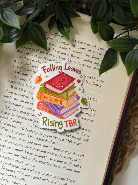 Falling leaves rising TBR Sticker
