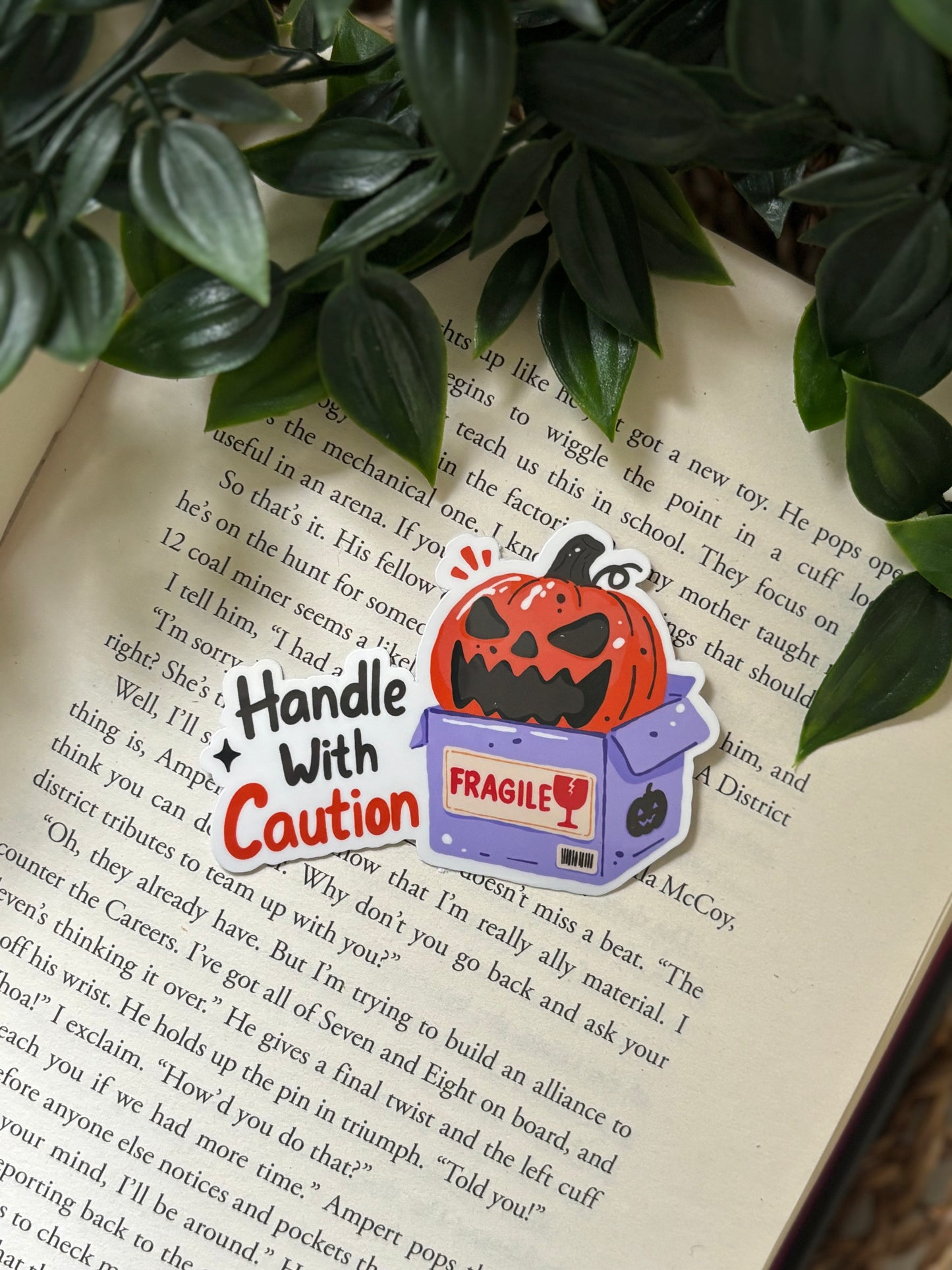 Handle with caution Sticker