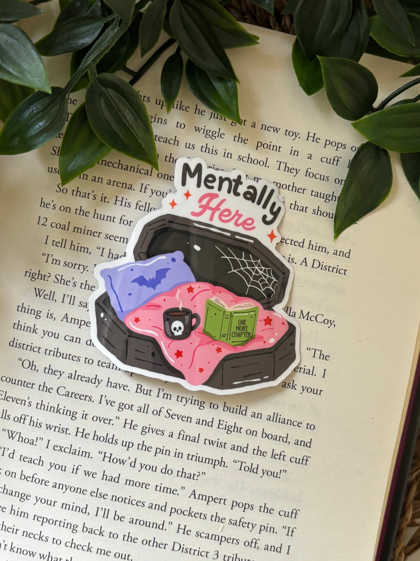 Mentally Here Sticker