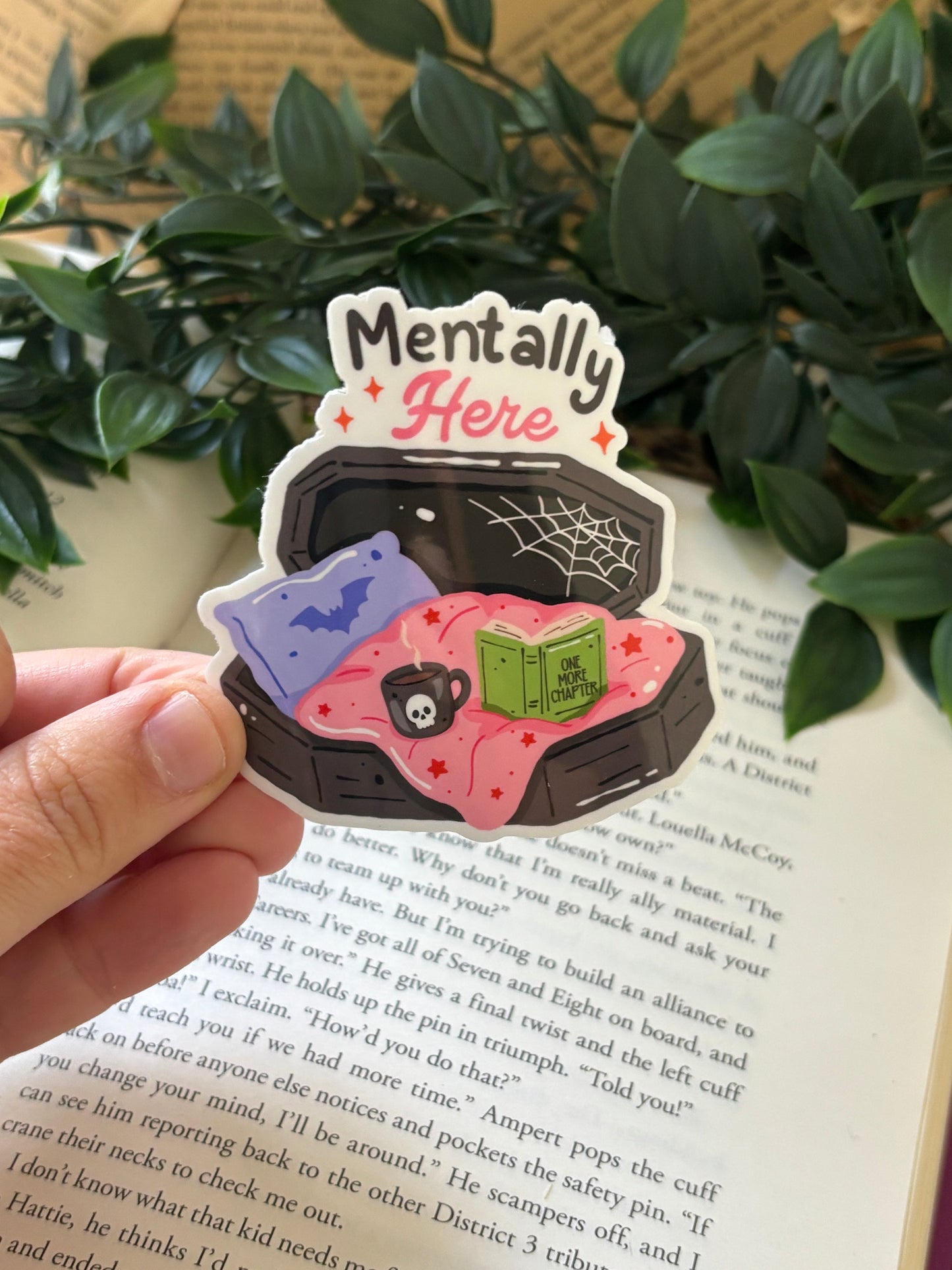 Mentally Here Sticker