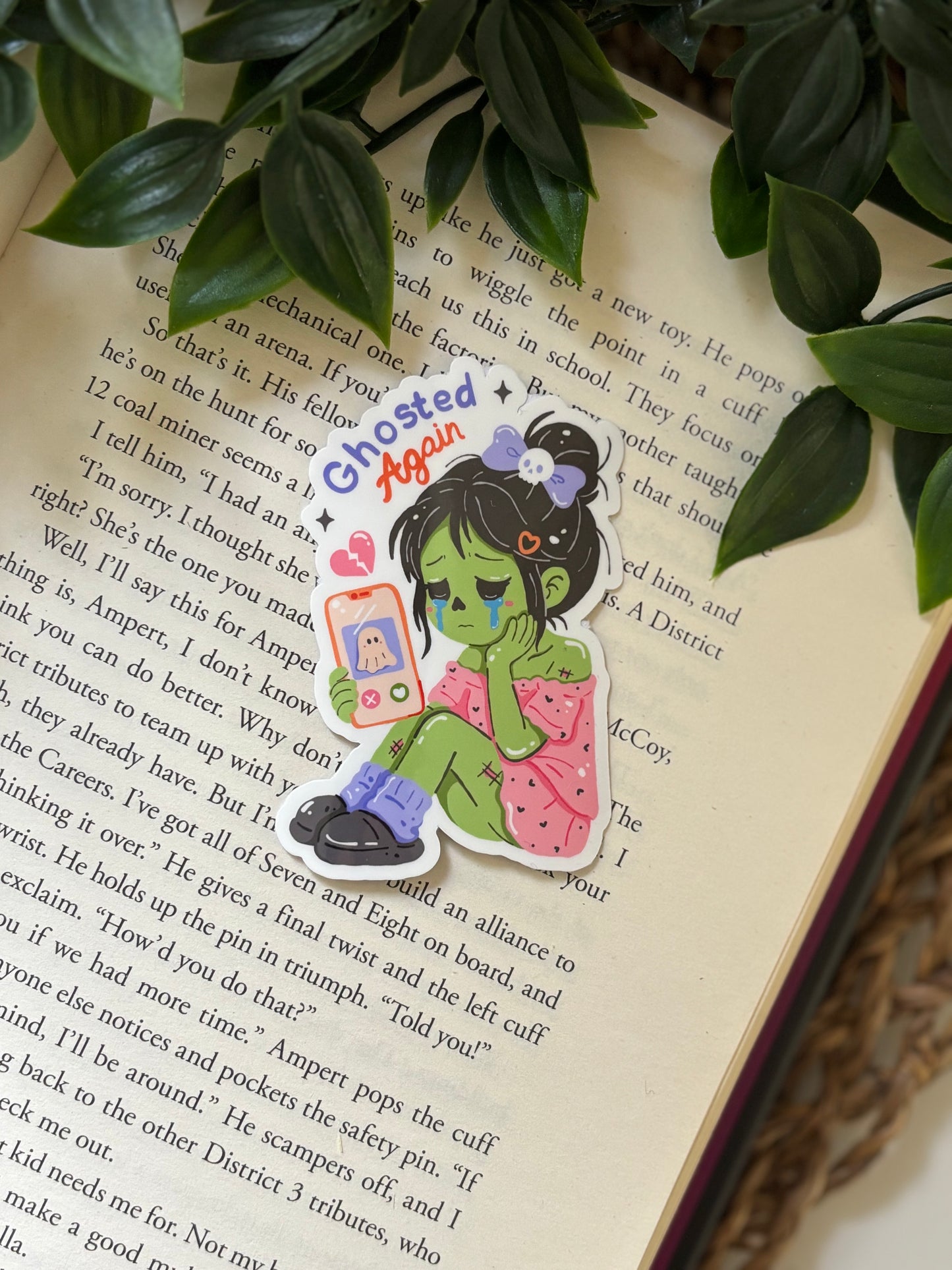 Ghosted again Sticker