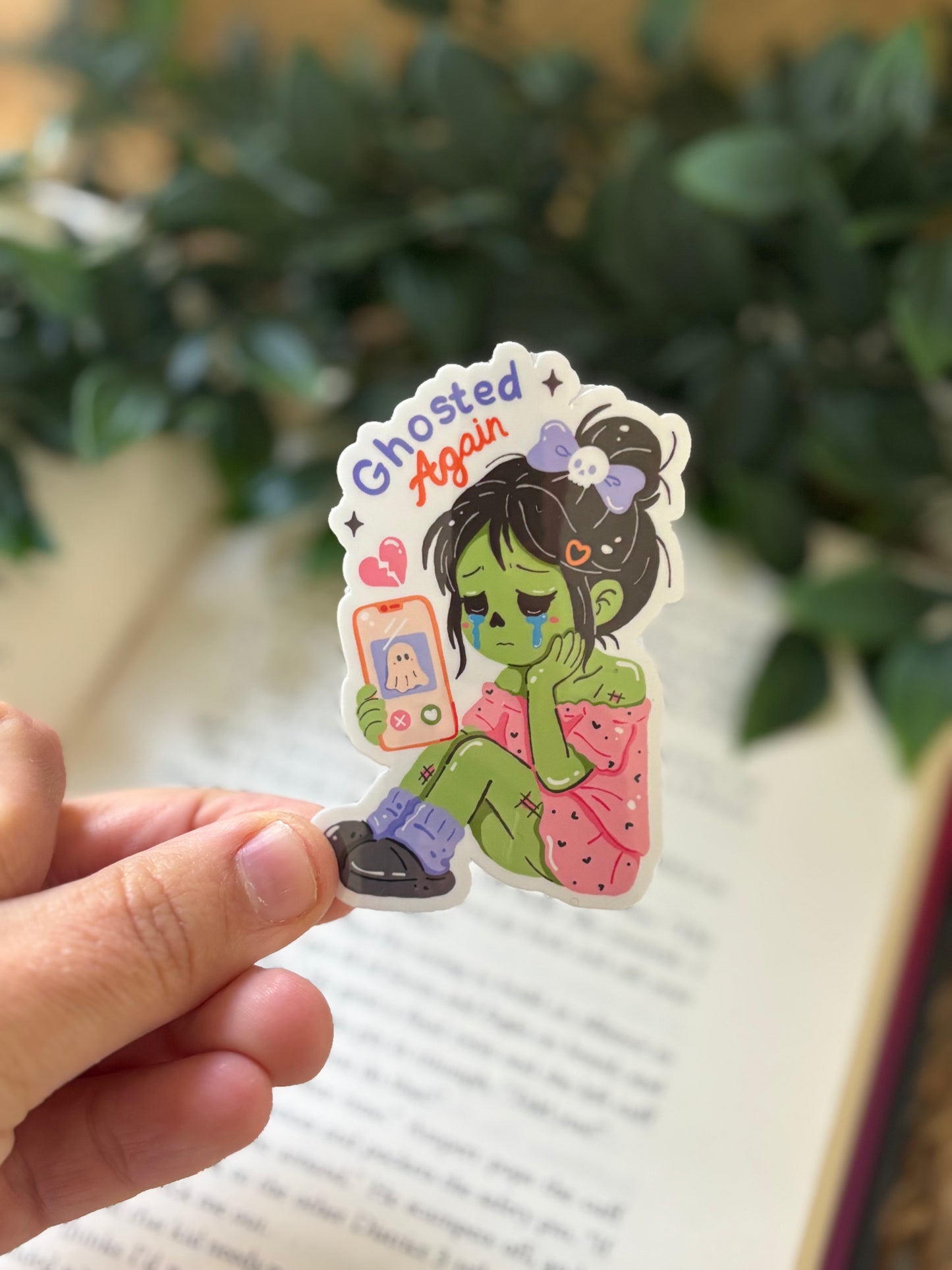 Ghosted again Sticker