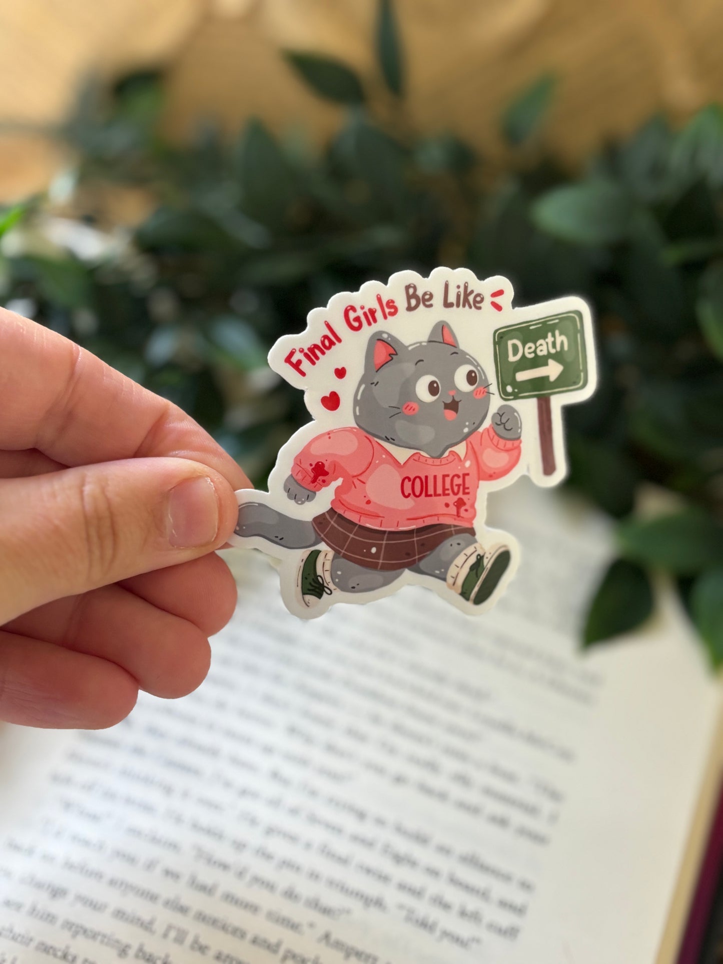 Final Girls be like Sticker