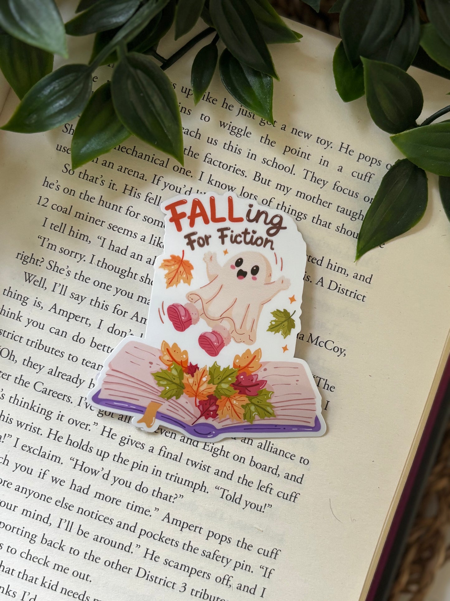 Falling for fiction Sticker