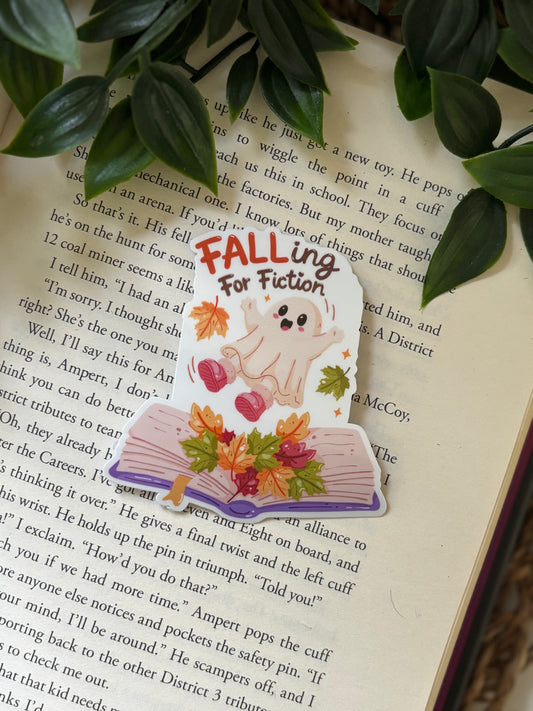 Falling for fiction Sticker