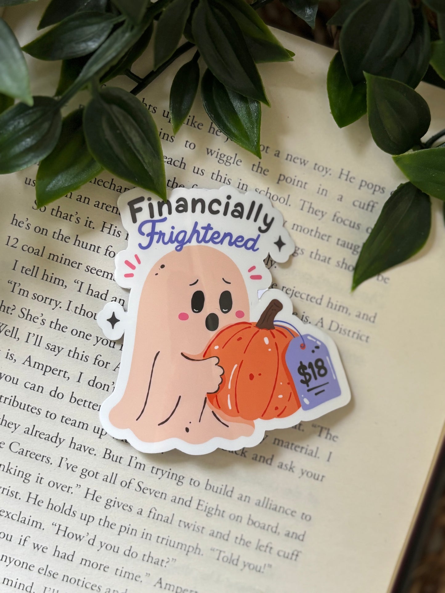 Financially Frightened Sticker