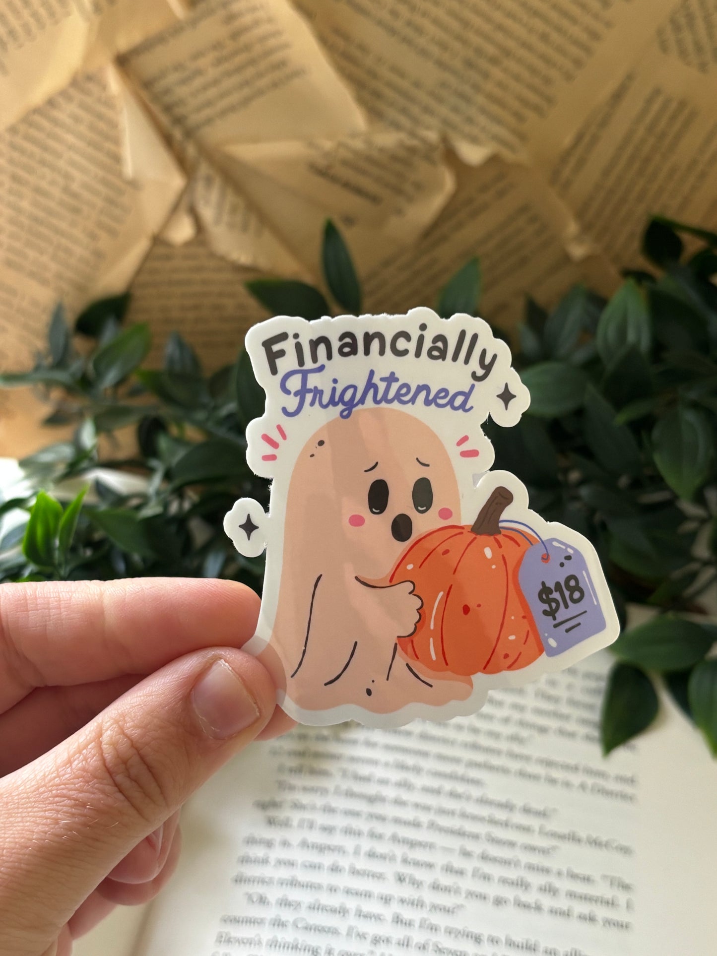 Financially Frightened Sticker