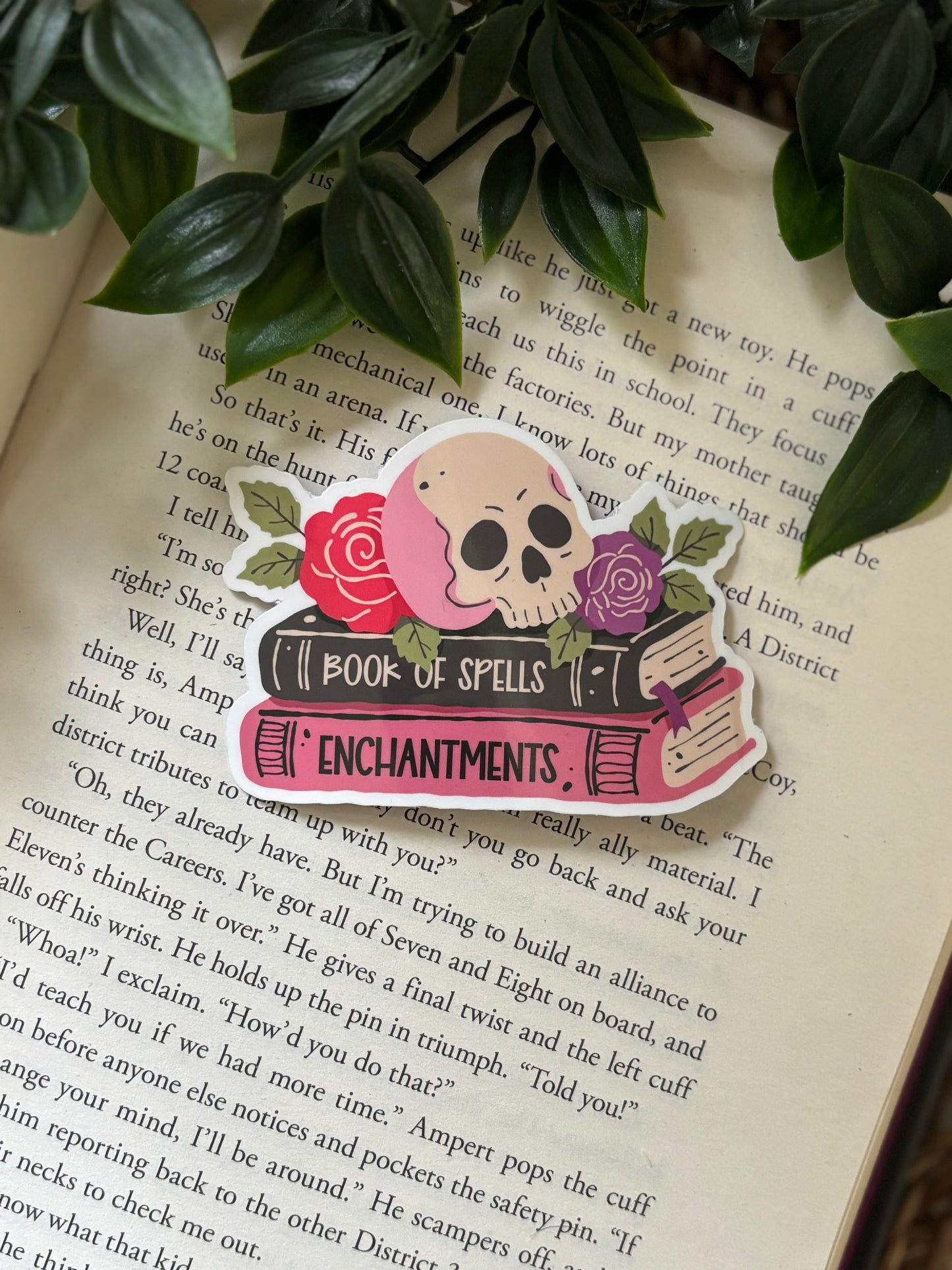 Book of spells Sticker