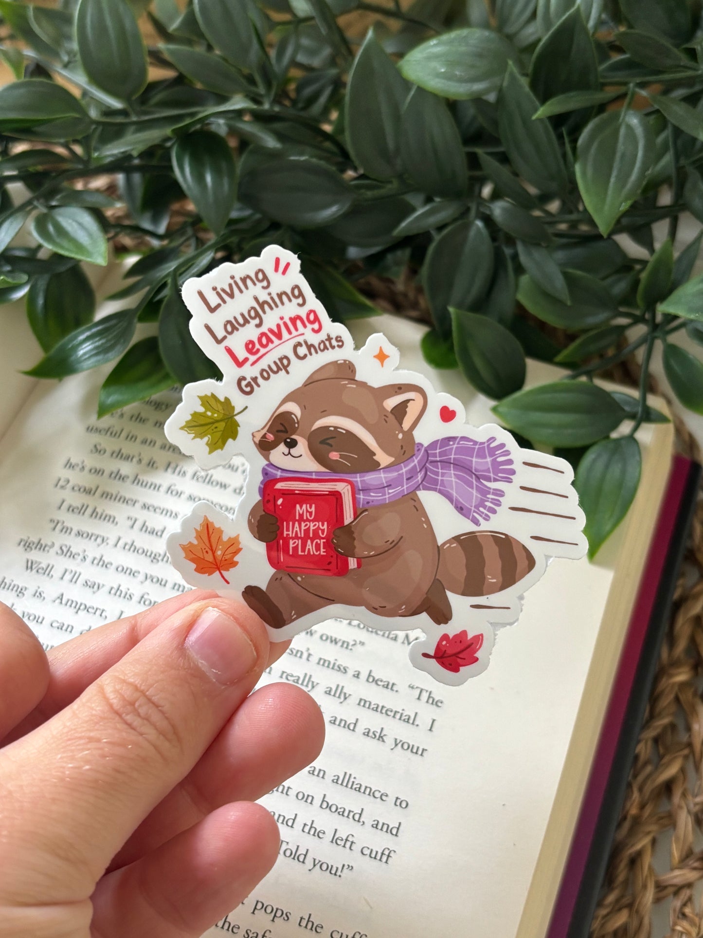 Living Laughing Leaving Groupchats  Sticker