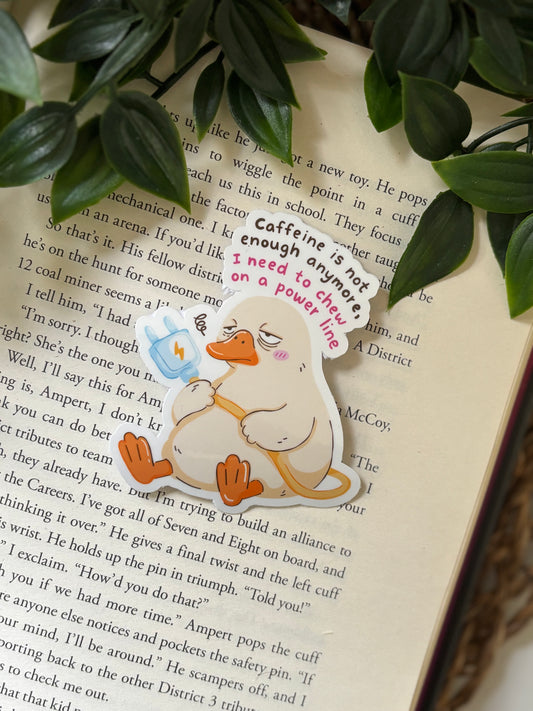 Caffeine is not enough anymore sticker