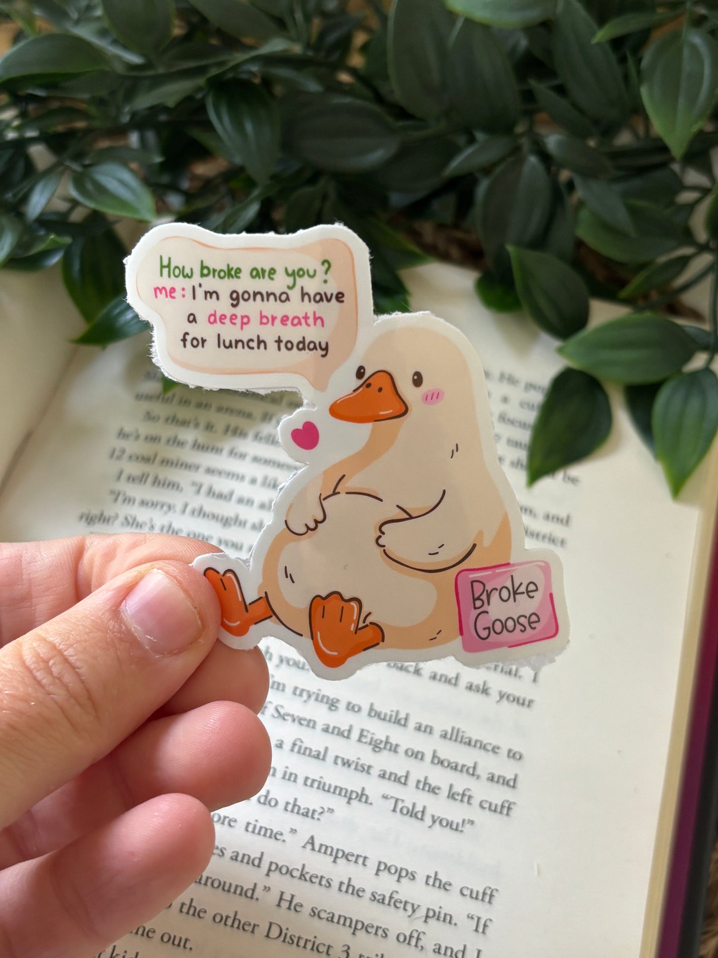 How broke are you? sticker