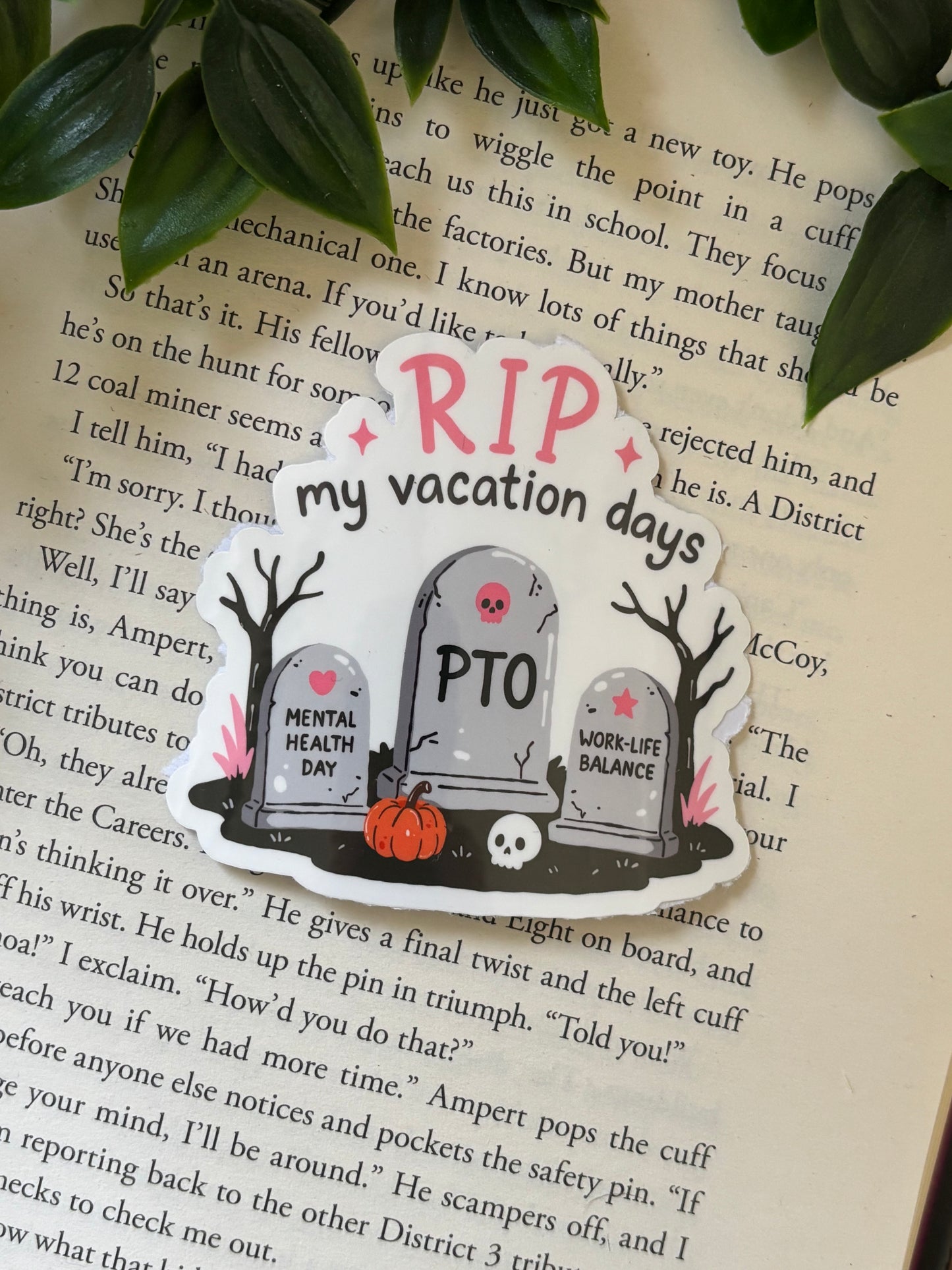 RIP My Vacation Days Sticker