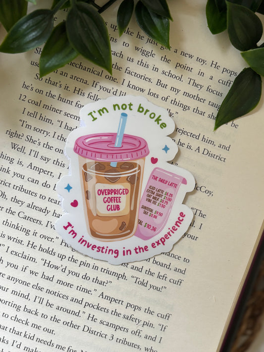 I´m not broke sticker
