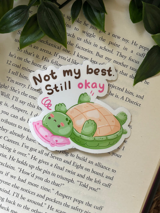 Not my best but still okay sticker