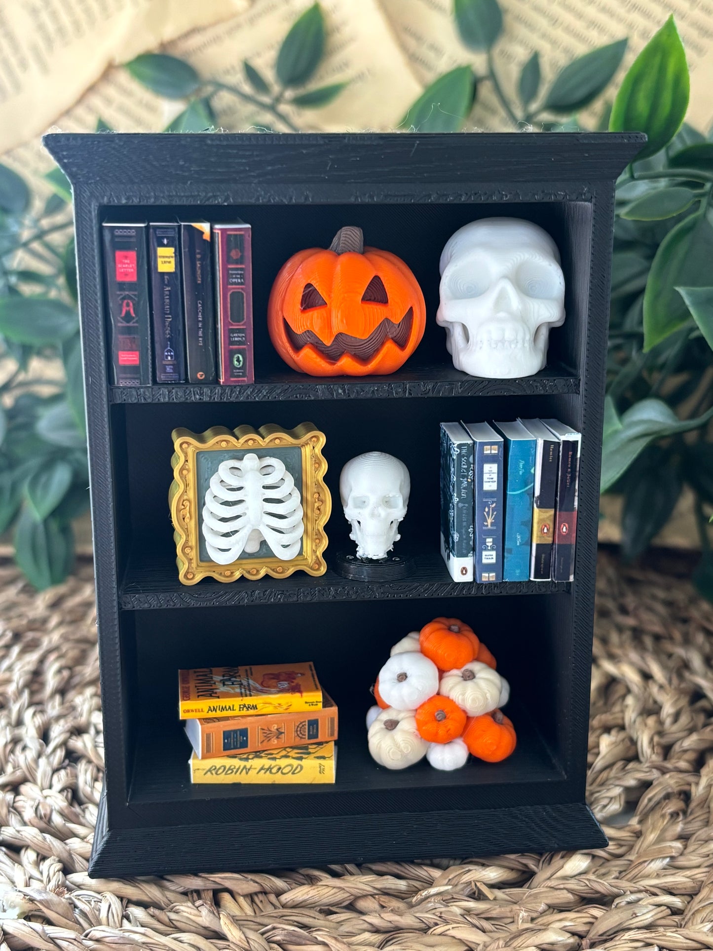Skeleton picture  -  Miniatyr til mini bokhyller