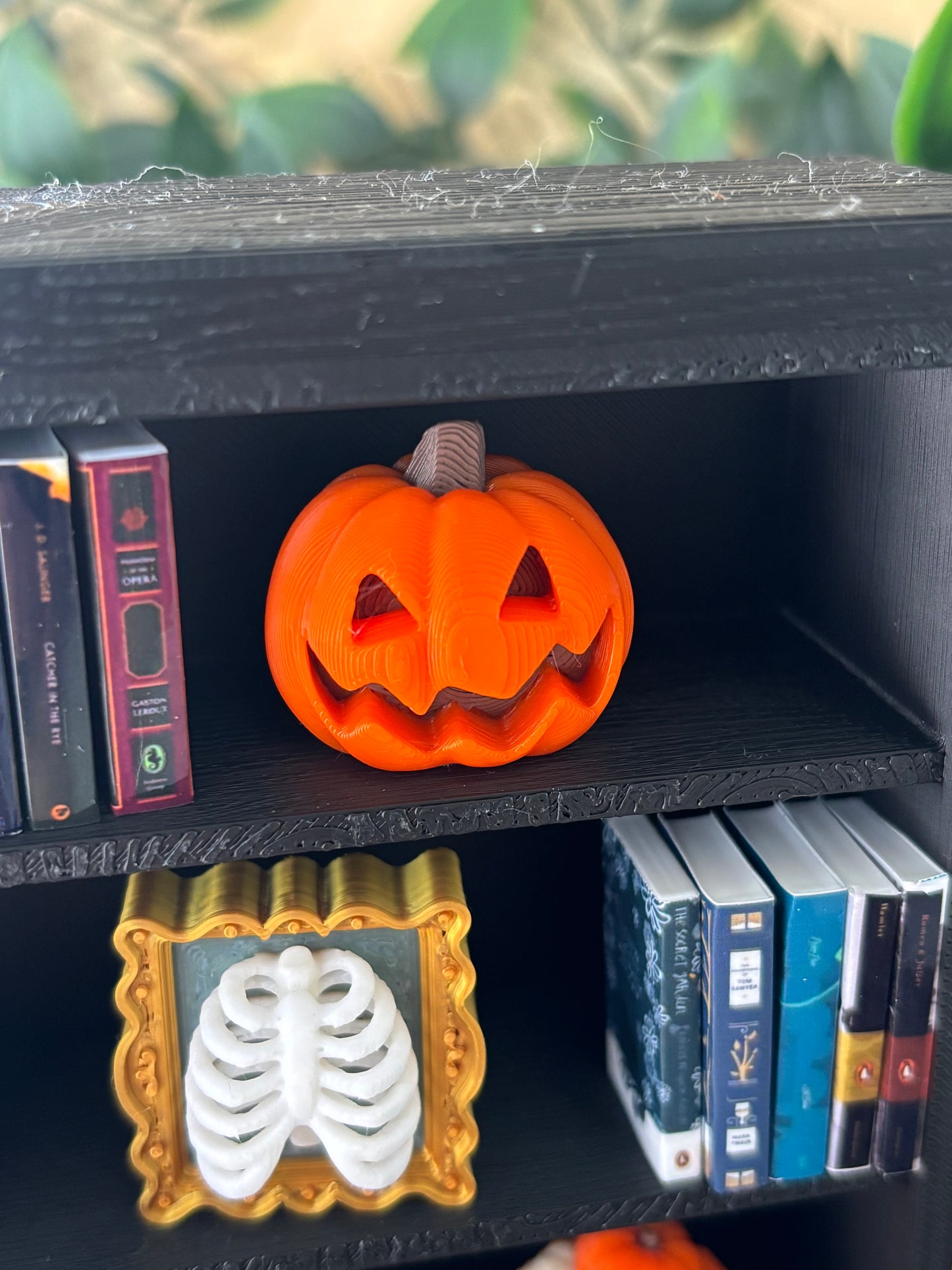 Halloween Gresskar  -  Miniatyr til mini bokhyller