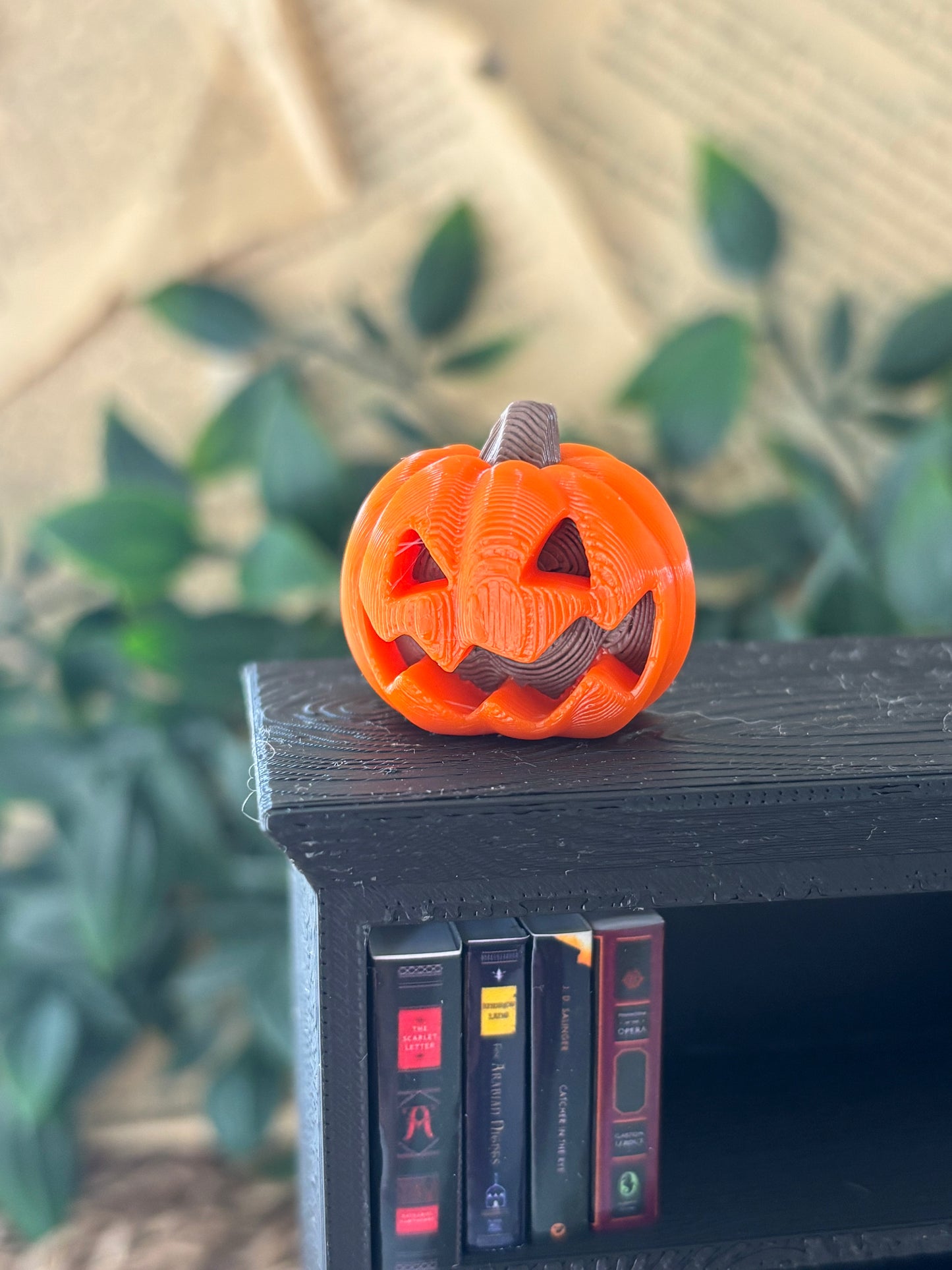 Halloween Gresskar  -  Miniatyr til mini bokhyller