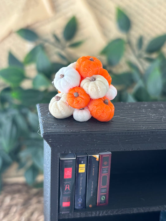 Stack of pumpkins -  Miniatyr til mini bokhyller