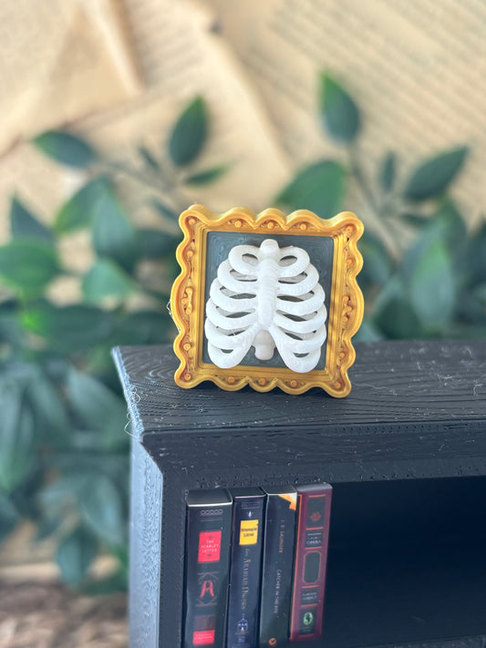 Skeleton picture  -  Miniatyr til mini bokhyller