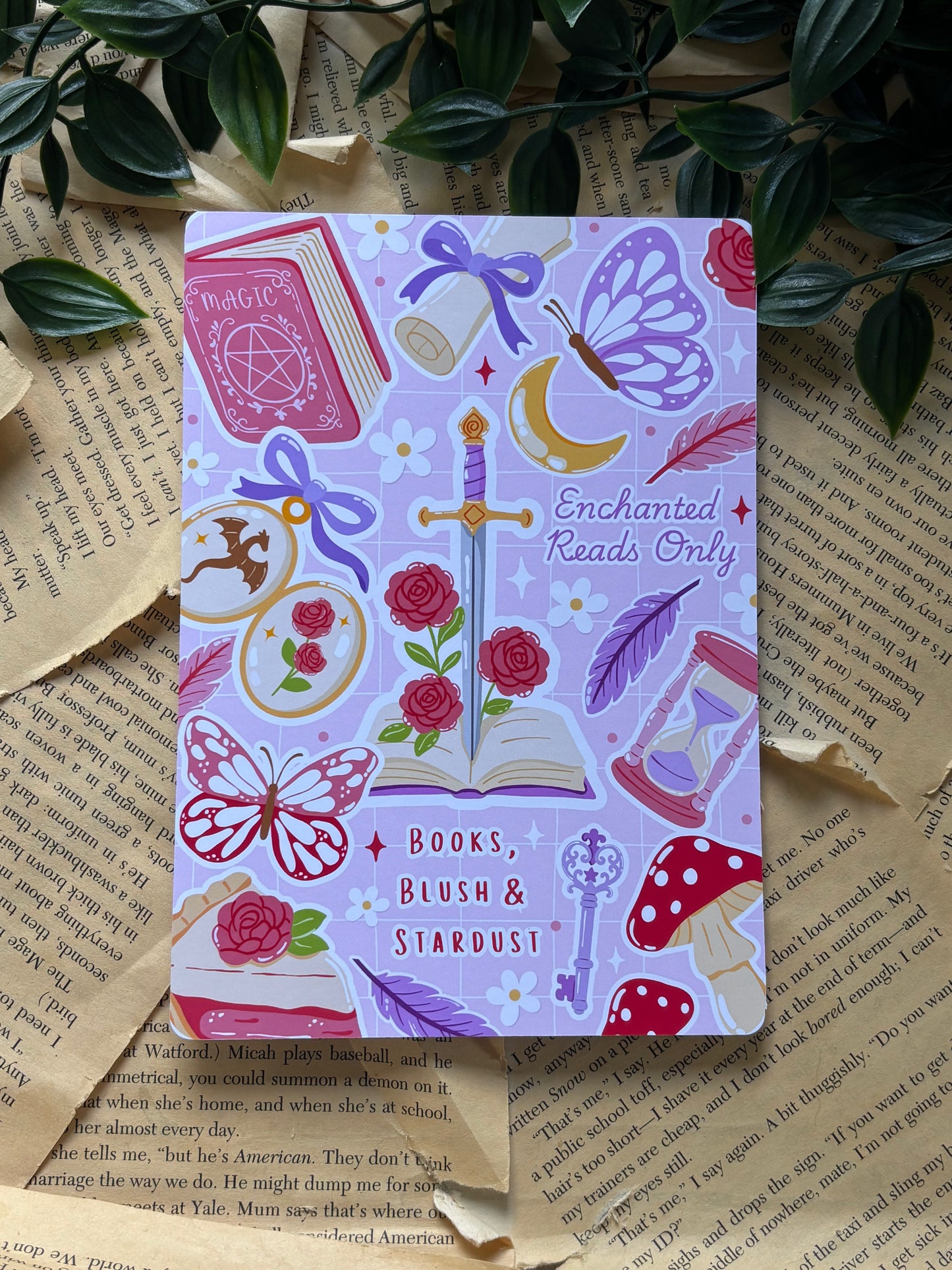 Books, Blush & Stardust - Kindle Insert