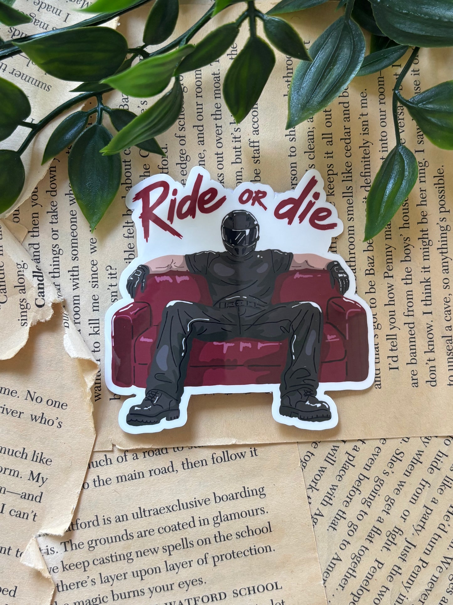 Ride or Die sticker