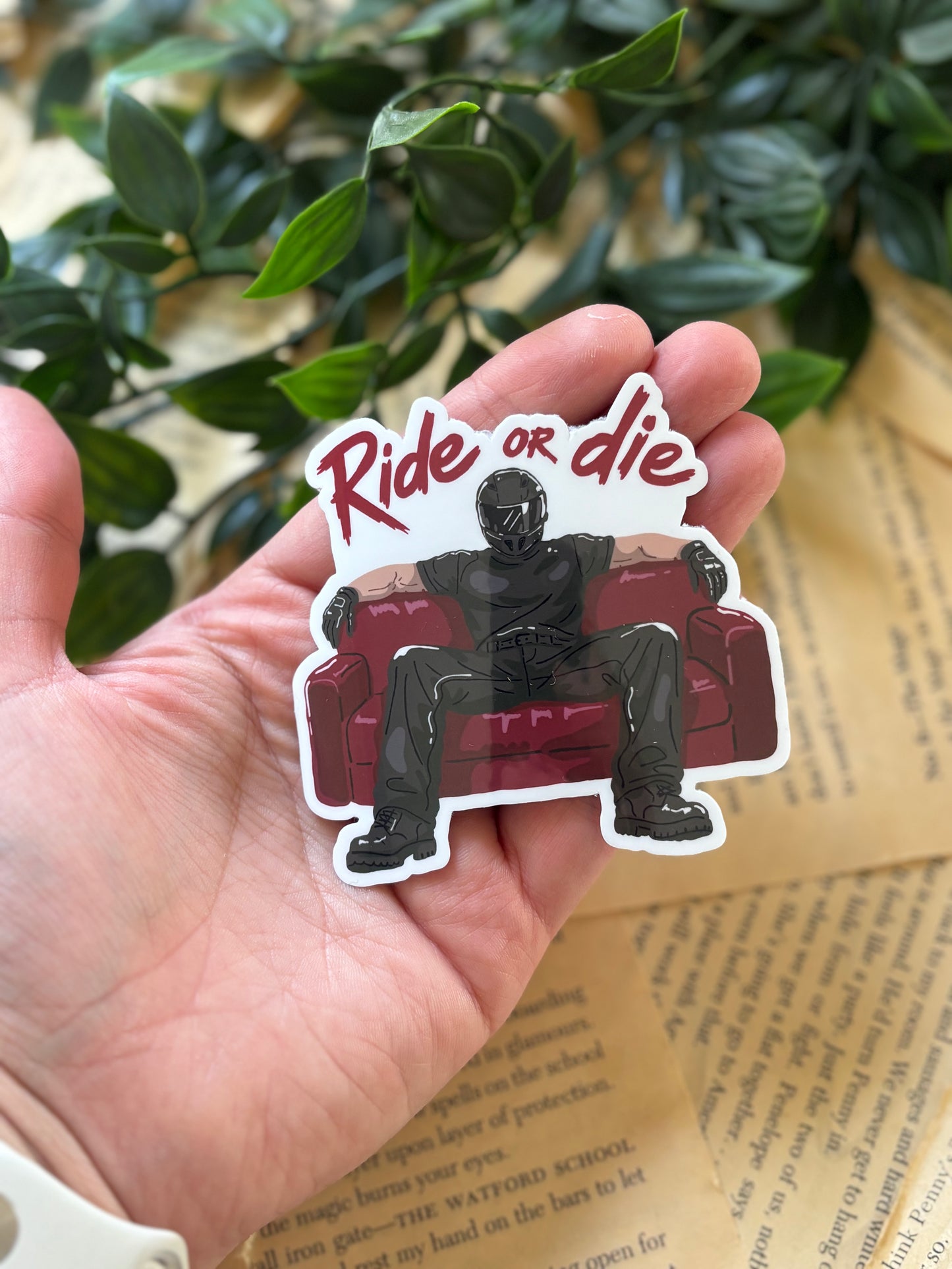 Ride or Die sticker