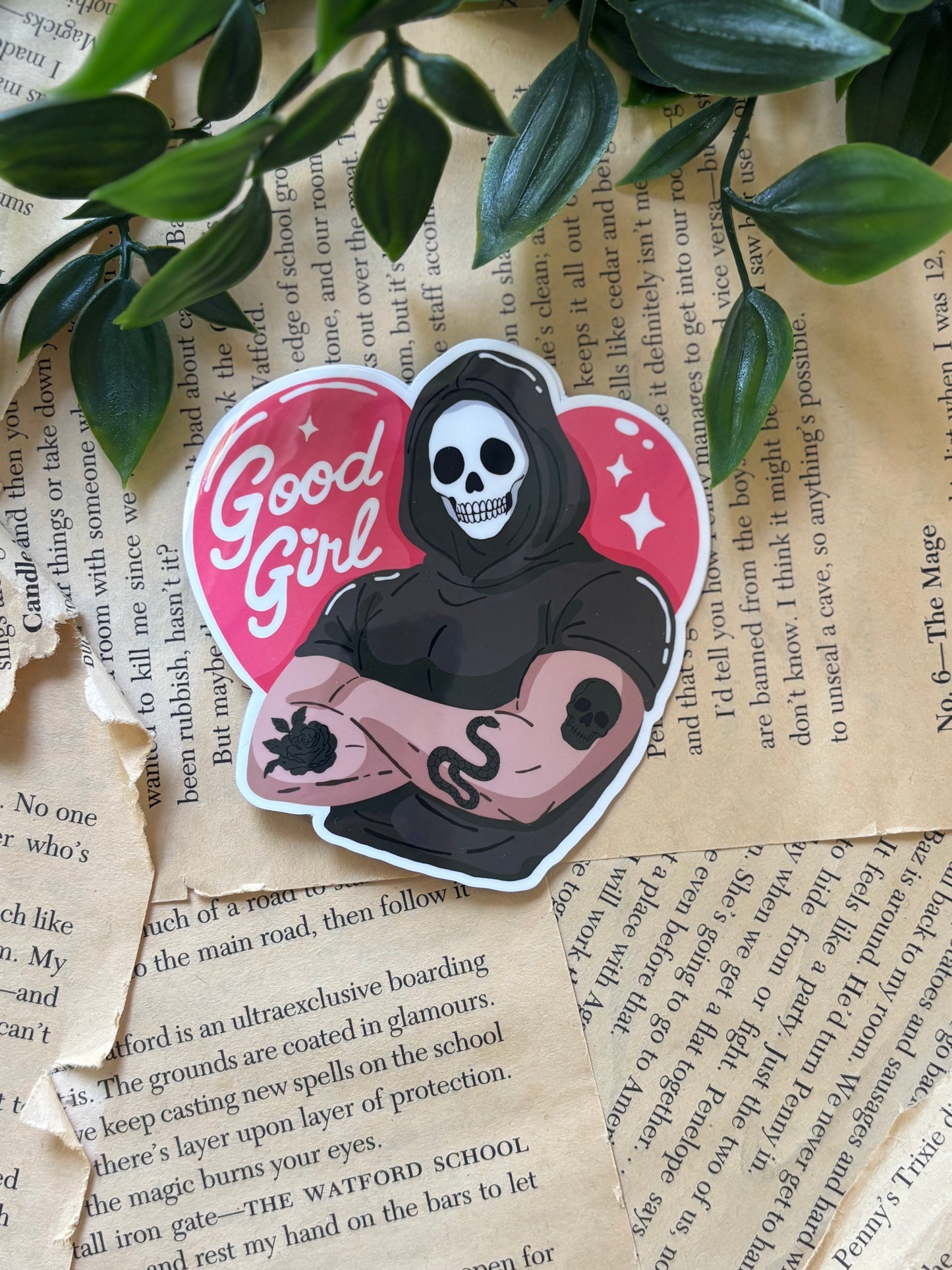 Good Girl Heart sticker
