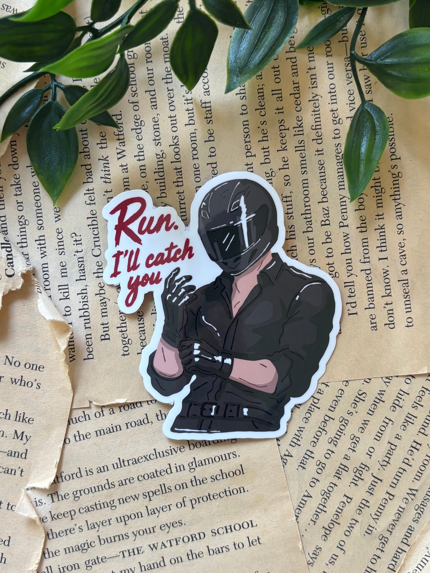 Run. I´ll catch you  sticker