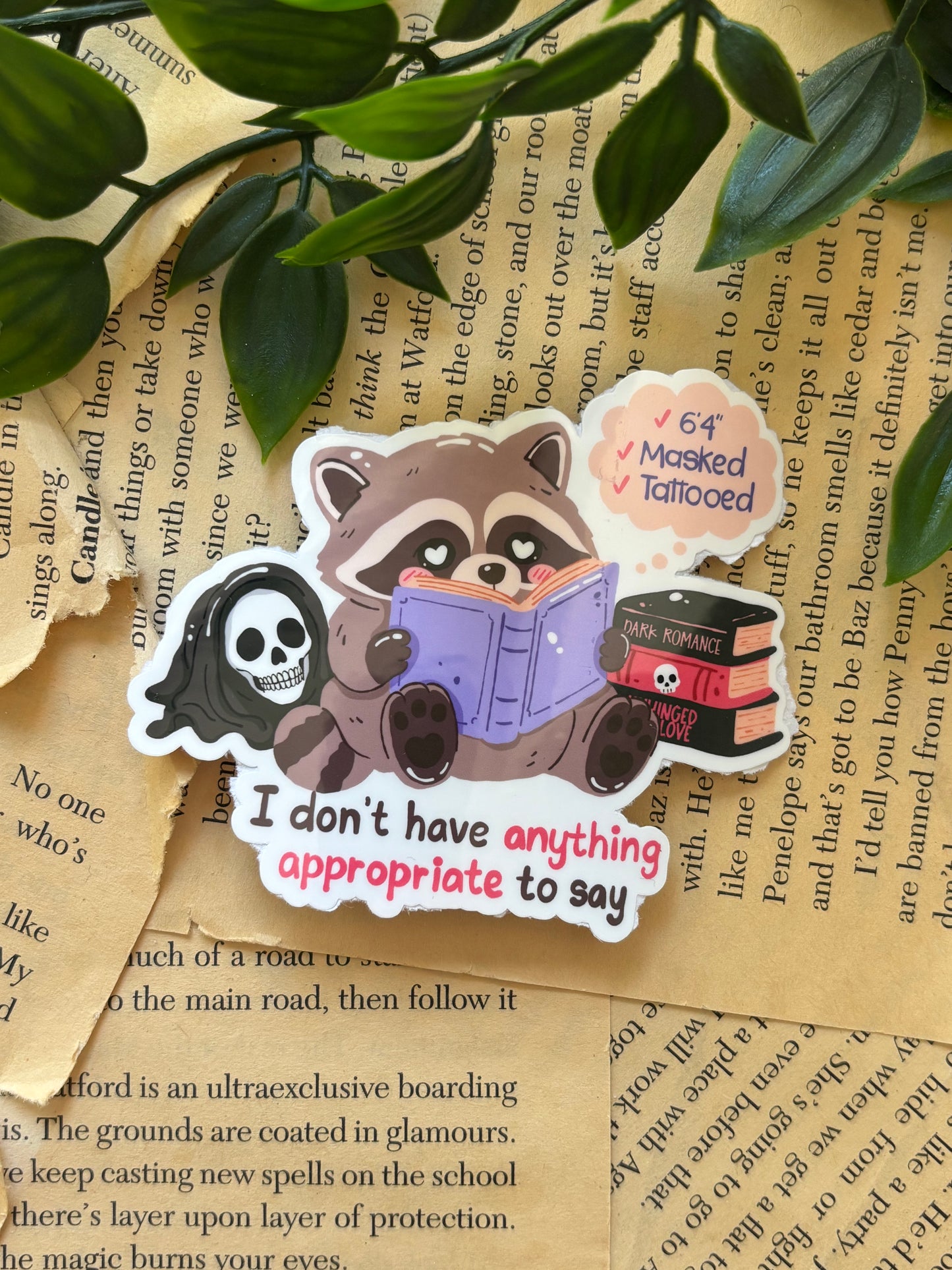 I don´t have anything appropriate to say sticker