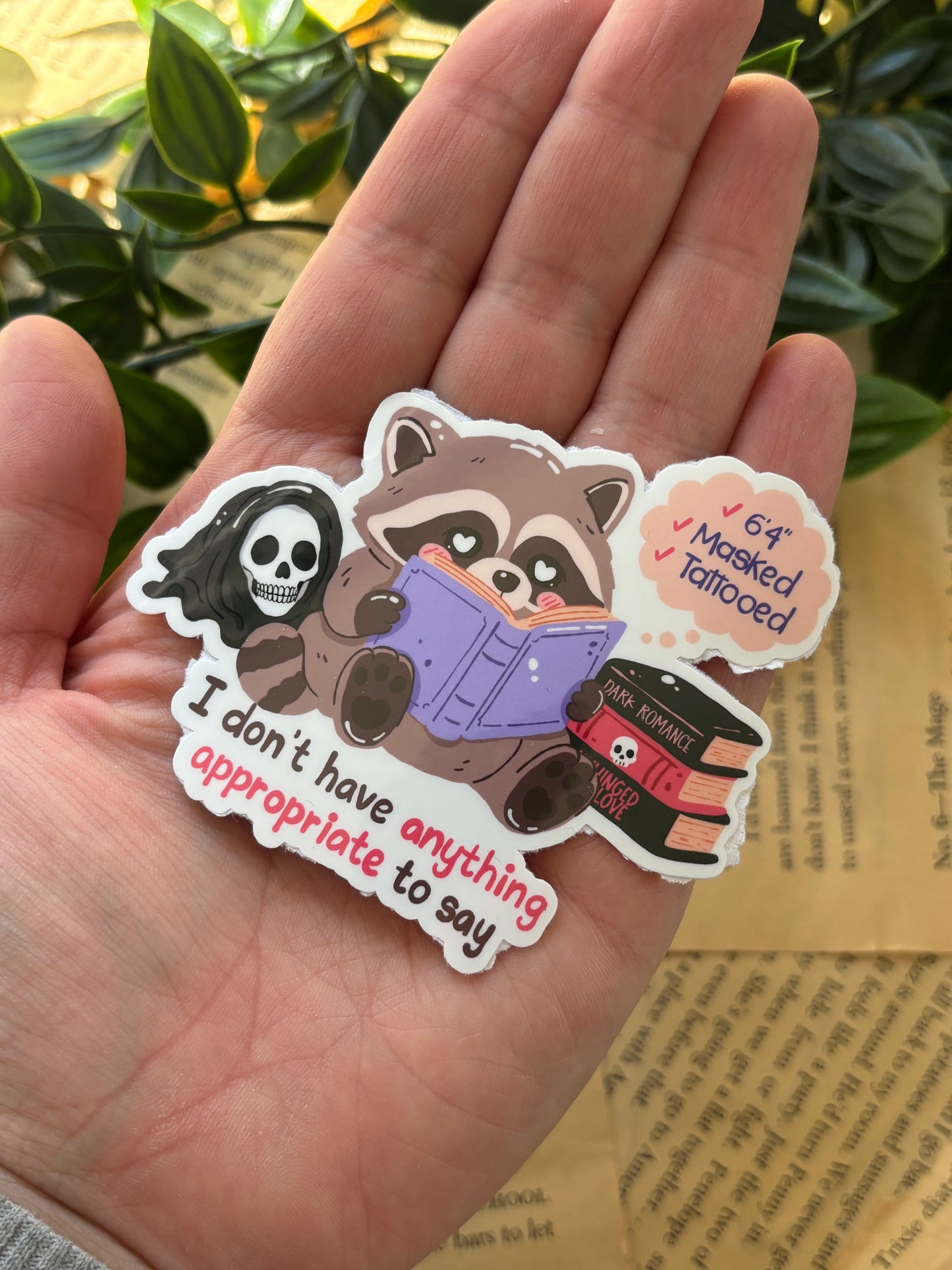 I don´t have anything appropriate to say sticker