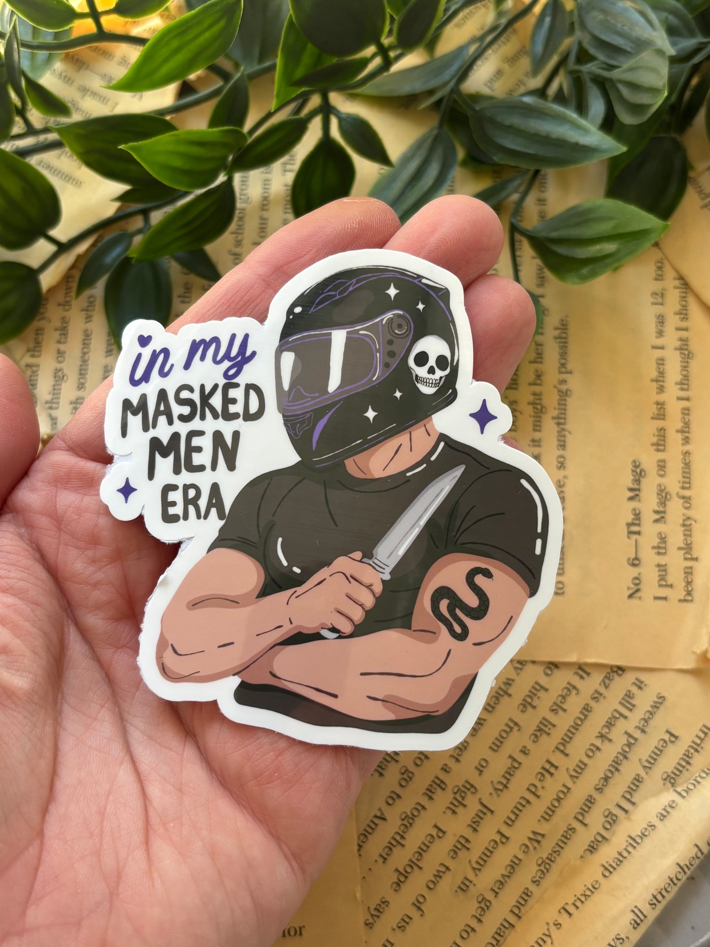 In My Masked men era sticker