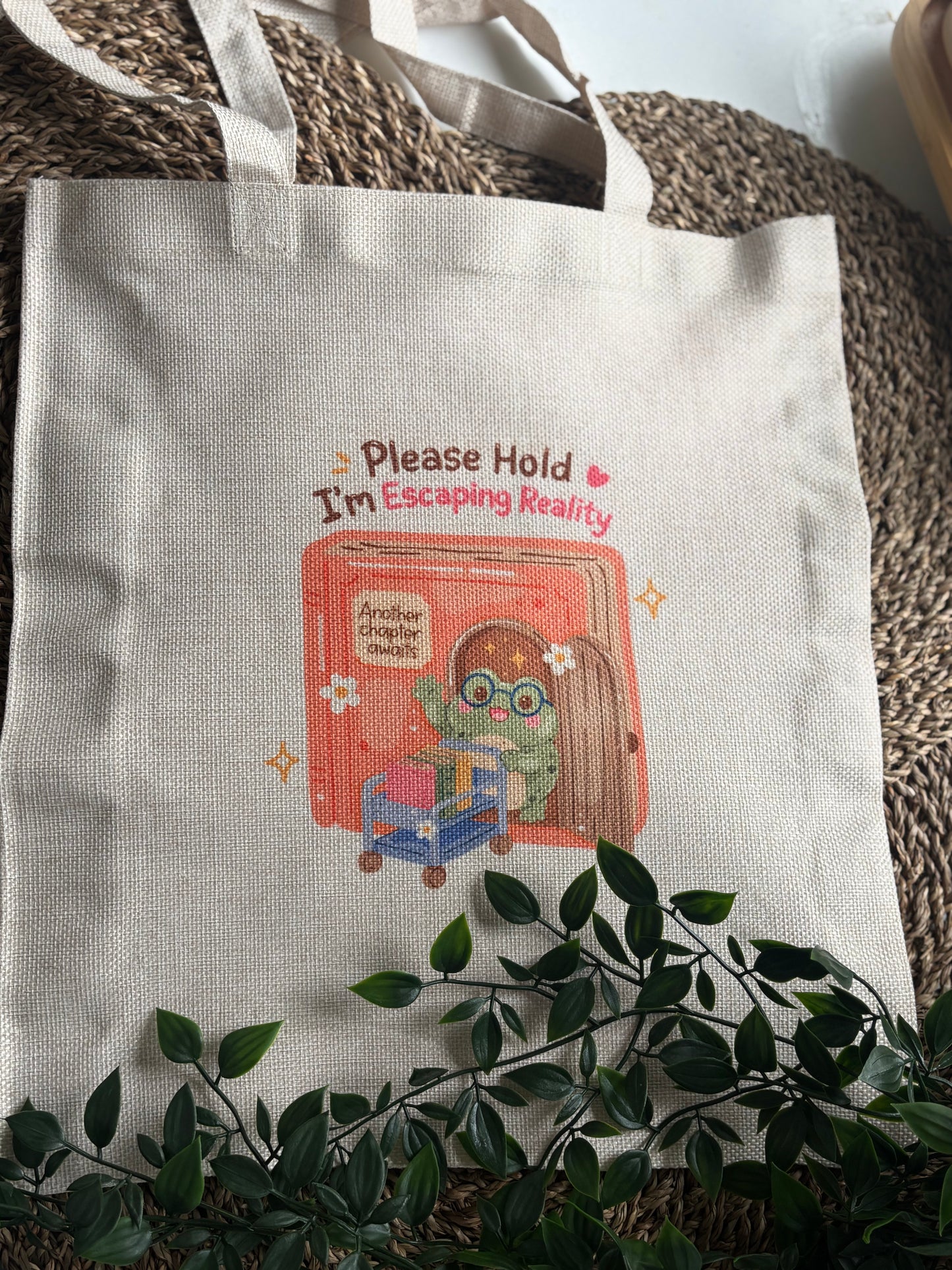 Please Hold I´m escaping reality Handlenett