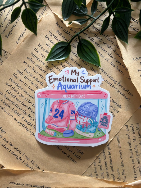 My Emotional Support Aquarium sticker