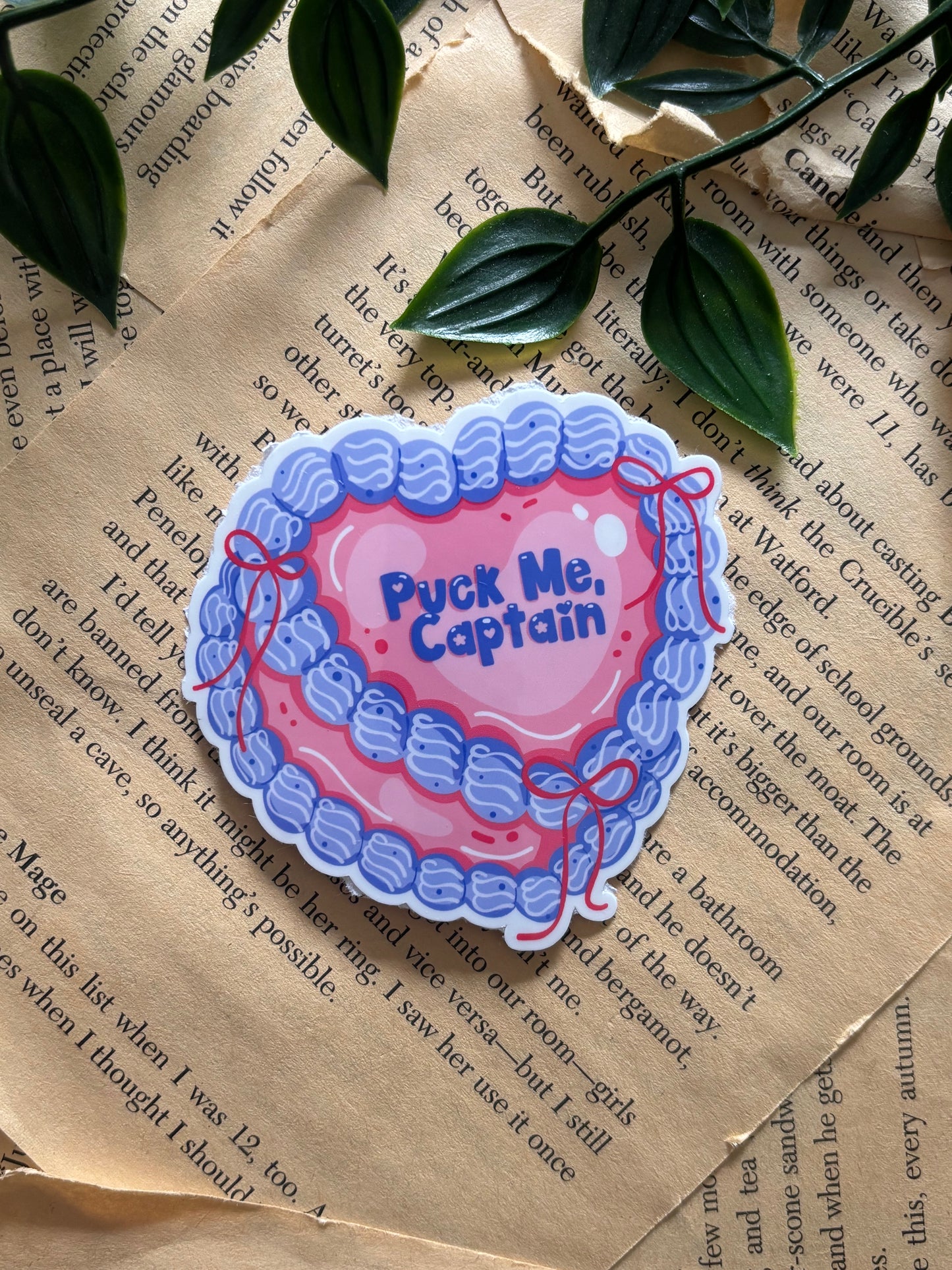 Puck Me, Captain sticker