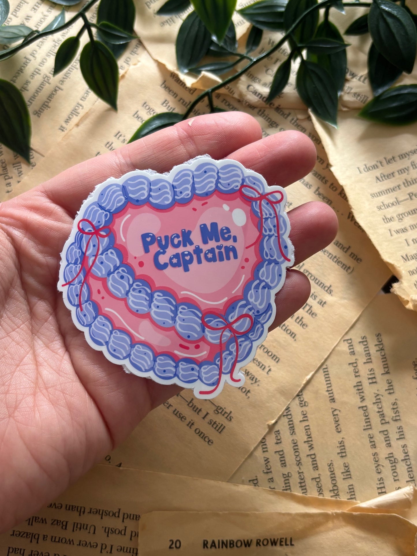 Puck Me, Captain sticker