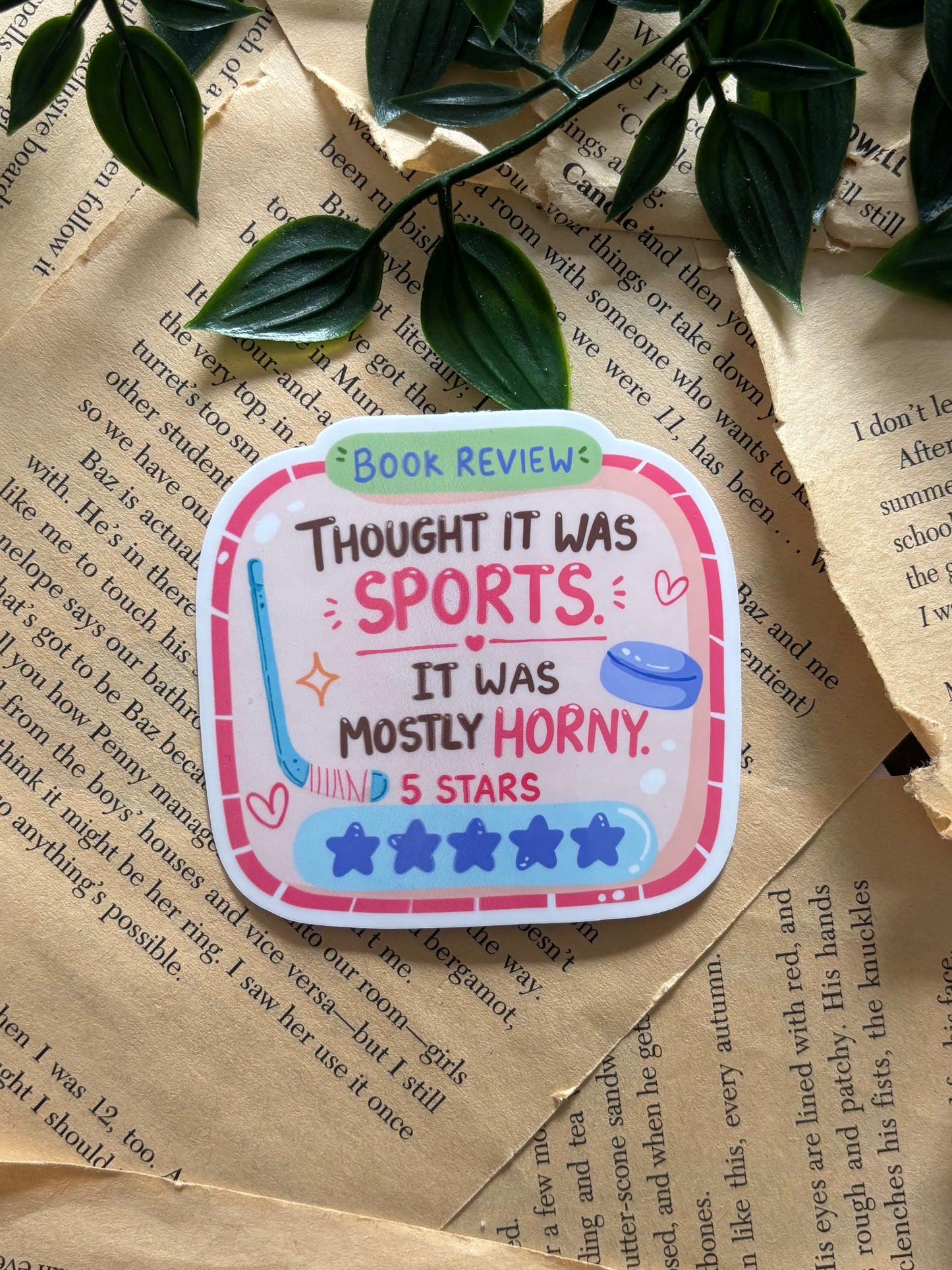 Thought it was sports sticker