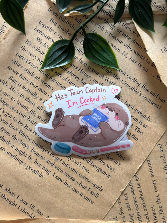 He´s team captain sticker